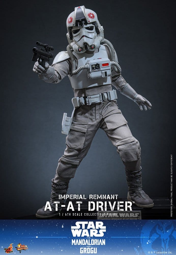 Star Wars Movie Masterpiece Actionfigur 1/6 Imperial Remnant AT-AT Driver 30 cm Image 3