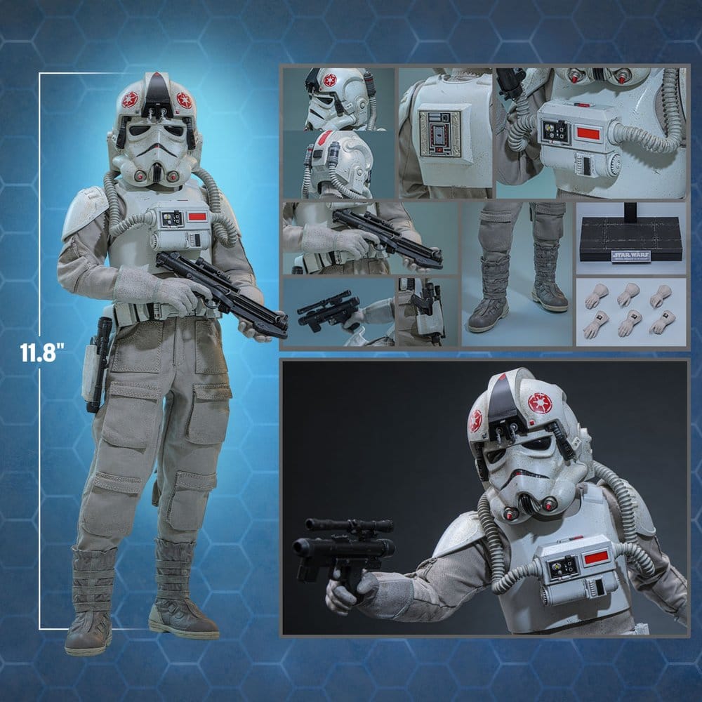 Star Wars Movie Masterpiece Actionfigur 1/6 Imperial Remnant AT-AT Driver 30 cm Image 18
