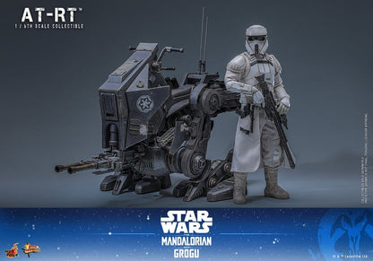 Star Wars: The Mandalorian & Grogu Movie Masterpiece Actionfiguren Set 1/6 Imperial Remnant AT-RT Driver & AT-RT 60 cm Image 3