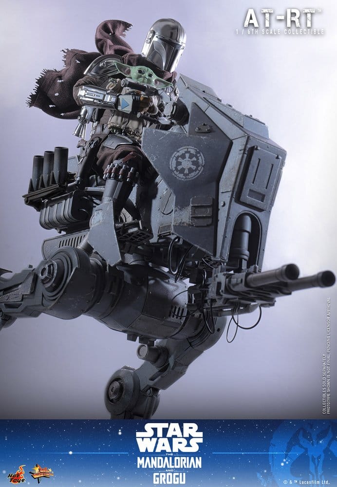 Star Wars: The Mandalorian & Grogu Movie Masterpiece Actionfiguren Set 1/6 Imperial Remnant AT-RT Driver & AT-RT 60 cm Image 4