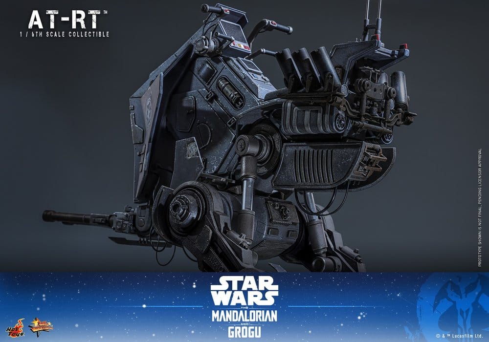 Star Wars: The Mandalorian & Grogu Movie Masterpiece Actionfiguren Set 1/6 Imperial Remnant AT-RT Driver & AT-RT 60 cm Image 5