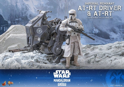 Star Wars: The Mandalorian & Grogu Movie Masterpiece Actionfiguren Set 1/6 Imperial Remnant AT-RT Driver & AT-RT 60 cm Image 11