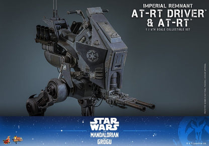 Star Wars: The Mandalorian & Grogu Movie Masterpiece Actionfiguren Set 1/6 Imperial Remnant AT-RT Driver & AT-RT 60 cm Image 15
