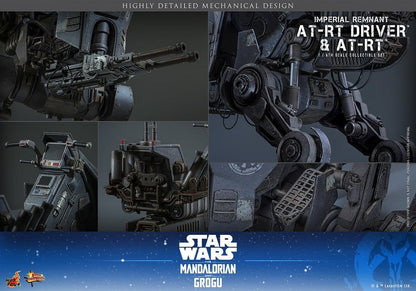 Star Wars: The Mandalorian & Grogu Movie Masterpiece Actionfiguren Set 1/6 Imperial Remnant AT-RT Driver & AT-RT 60 cm Image 18