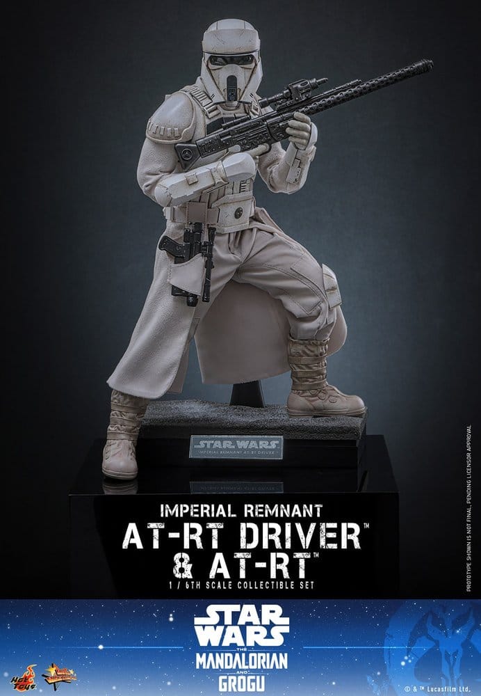 Star Wars: The Mandalorian & Grogu Movie Masterpiece Actionfigur 1/6 Imperial Remnant AT-RT Driver 30 cm Image 2