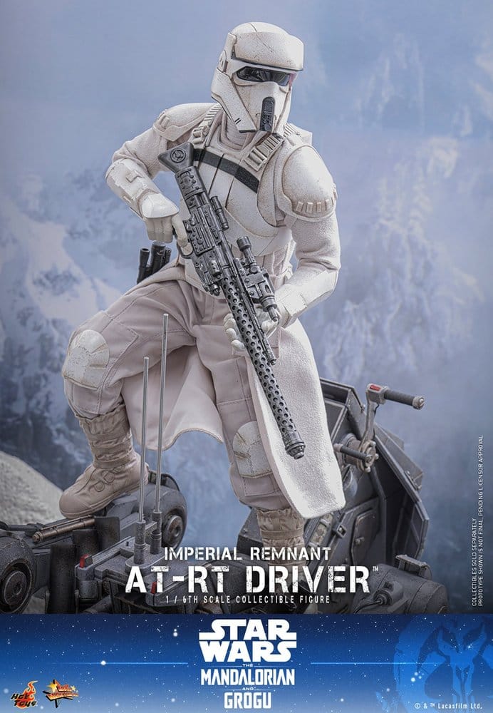 Star Wars: The Mandalorian & Grogu Movie Masterpiece Actionfigur 1/6 Imperial Remnant AT-RT Driver 30 cm Image 4