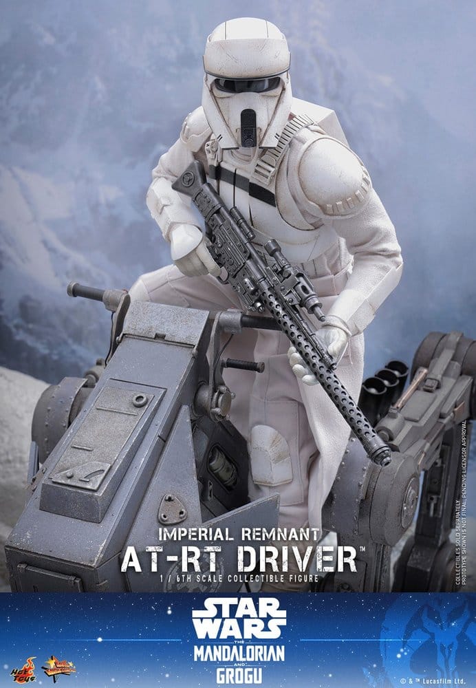Star Wars: The Mandalorian & Grogu Movie Masterpiece Actionfigur 1/6 Imperial Remnant AT-RT Driver 30 cm Image 5