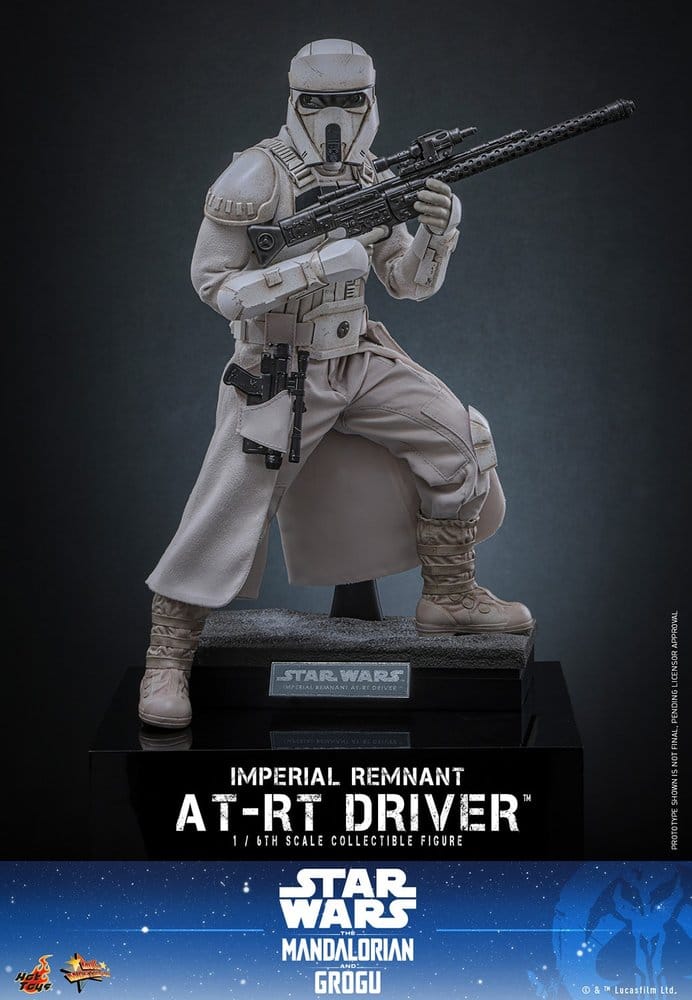 Star Wars: The Mandalorian & Grogu Movie Masterpiece Actionfigur 1/6 Imperial Remnant AT-RT Driver 30 cm Image 6
