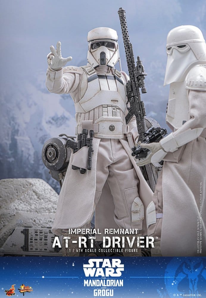 Star Wars: The Mandalorian & Grogu Movie Masterpiece Actionfigur 1/6 Imperial Remnant AT-RT Driver 30 cm Image 7
