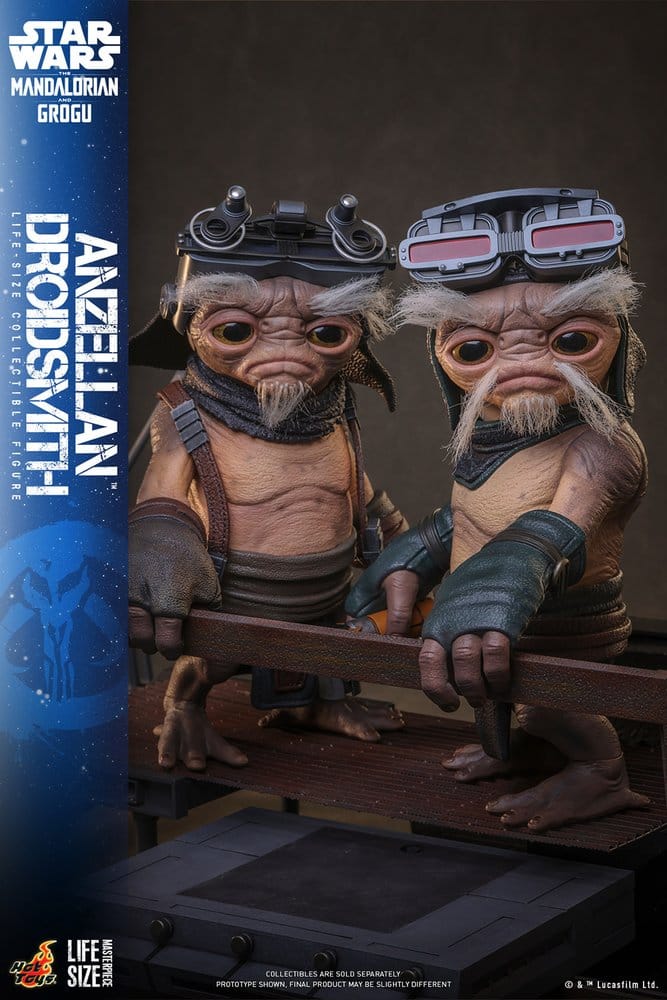 Star Wars: The Mandalorian & Grogu Lebensgroße Figur Anzellan Droidsmith 27 cm Image 13