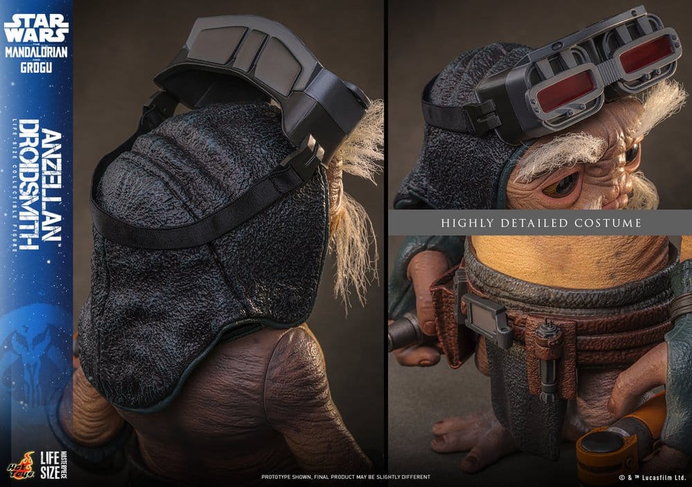 Star Wars: The Mandalorian & Grogu Lebensgroße Figur Anzellan Droidsmith 27 cm Image 15