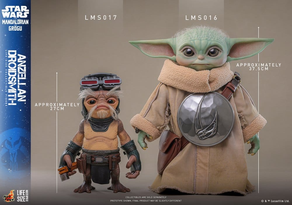 Star Wars: The Mandalorian & Grogu Lebensgroße Figur Anzellan Droidsmith 27 cm Image 16
