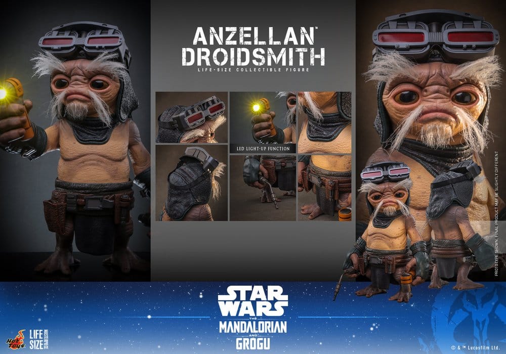 Star Wars: The Mandalorian & Grogu Lebensgroße Figur Anzellan Droidsmith 27 cm Image 17