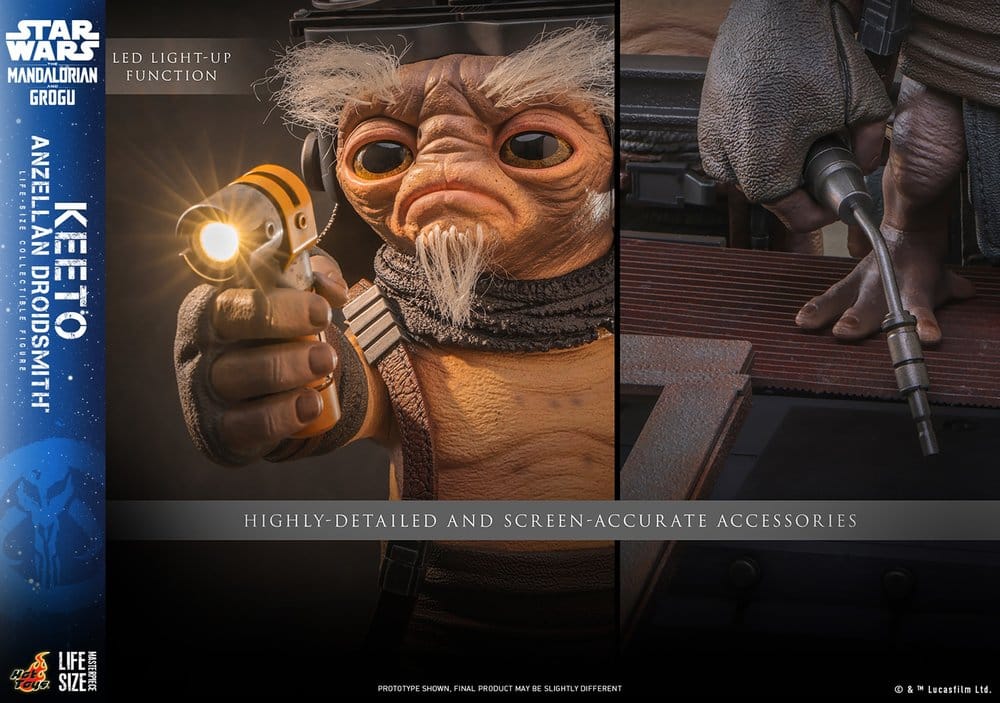 Star Wars: The Mandalorian & Grogu Life-Size Masterpiece Lebensgroße Figur Keeto (Anzellan Droidsmith) 26 cm Image 6