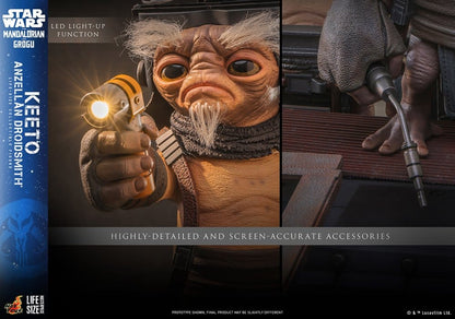 Star Wars: The Mandalorian & Grogu Life-Size Masterpiece Lebensgroße Figur Keeto (Anzellan Droidsmith) 26 cm Image 6