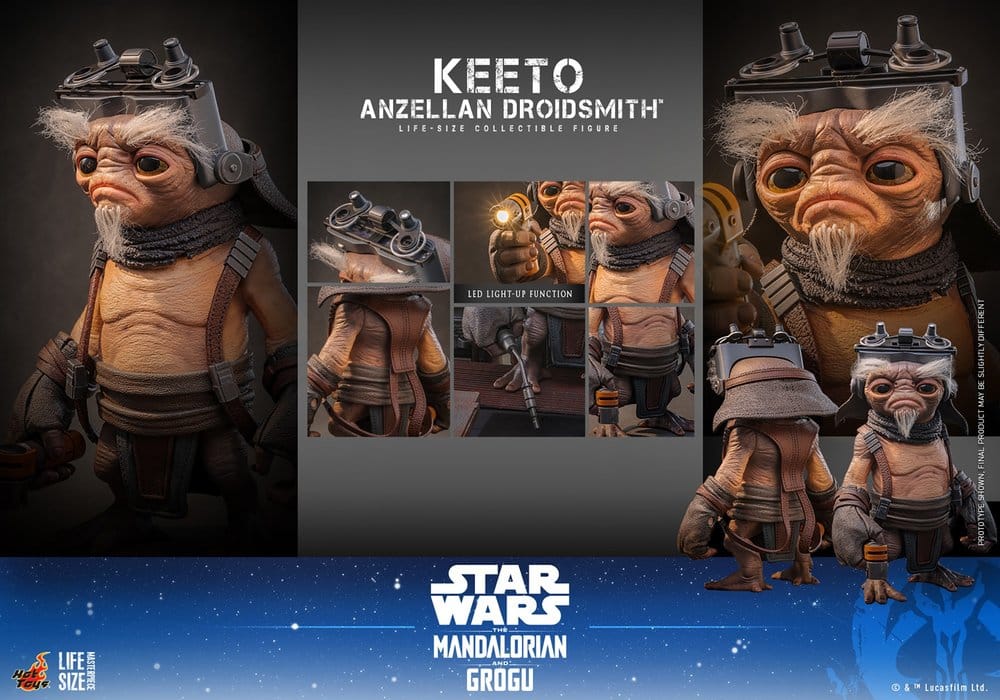 Star Wars: The Mandalorian & Grogu Life-Size Masterpiece Lebensgroße Figur Keeto (Anzellan Droidsmith) 26 cm Image 7