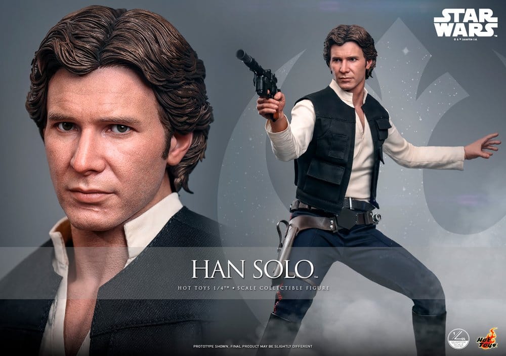 Star Wars Episode IV Actionfigur 1/4 Han Solo 46  cm Image 3