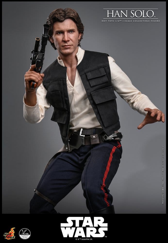Star Wars Episode IV Actionfigur 1/4 Han Solo 46  cm Image 17