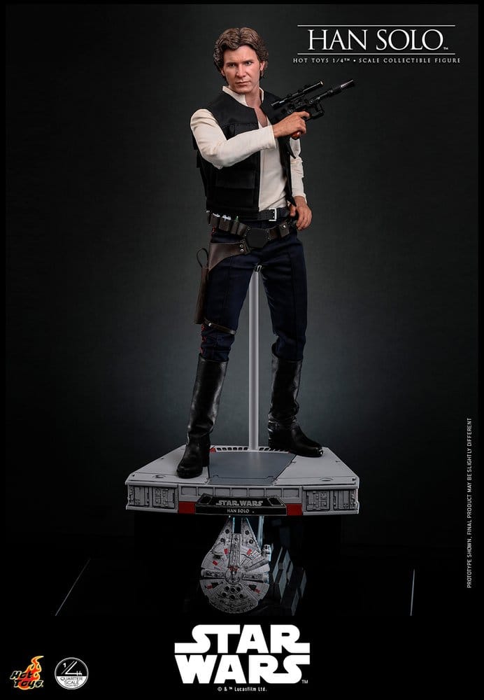 Star Wars Episode IV Actionfigur 1/4 Han Solo 46  cm Image 18