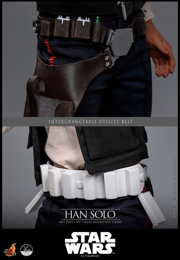 Star Wars Episode IV Actionfigur 1/4 Han Solo 46  cm Image 21