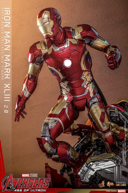 Avengers: Age of Ultron Movie Masterpiece Diecast Actionfigur 1/6 Iron Man Mark XLIII (2.0) 32 cm Image 9