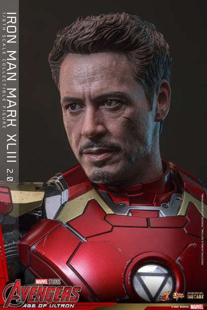 Avengers: Age of Ultron Movie Masterpiece Diecast Actionfigur 1/6 Iron Man Mark XLIII (2.0) 32 cm Image 10