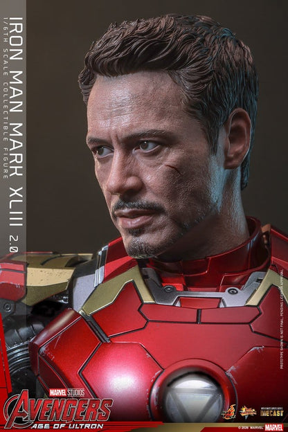 Avengers: Age of Ultron Movie Masterpiece Diecast Actionfigur 1/6 Iron Man Mark XLIII (2.0) 32 cm Image 11