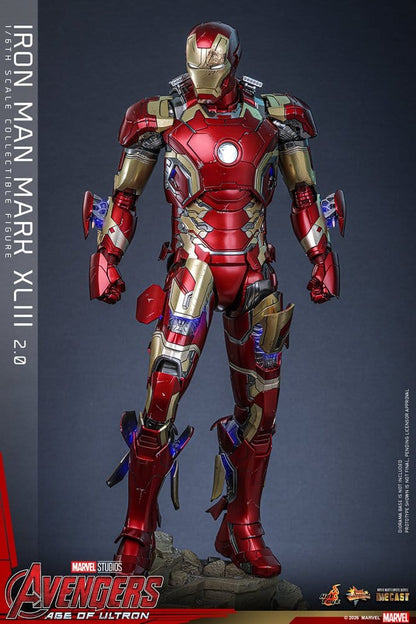 Avengers: Age of Ultron Movie Masterpiece Diecast Actionfigur 1/6 Iron Man Mark XLIII (2.0) 32 cm Image 13