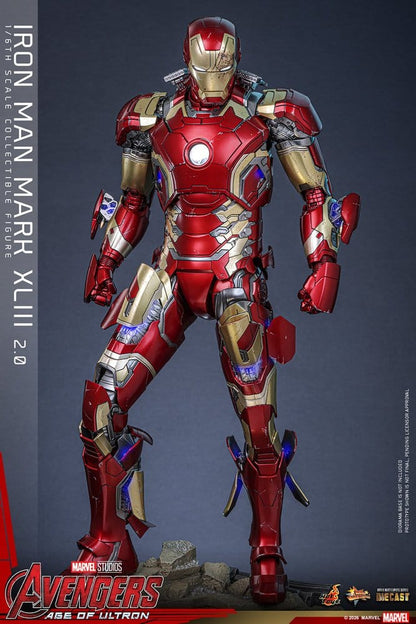 Avengers: Age of Ultron Movie Masterpiece Diecast Actionfigur 1/6 Iron Man Mark XLIII (2.0) 32 cm Image 14