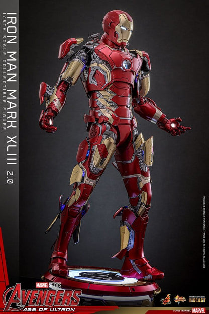 Avengers: Age of Ultron Movie Masterpiece Diecast Actionfigur 1/6 Iron Man Mark XLIII (2.0) 32 cm Image 16