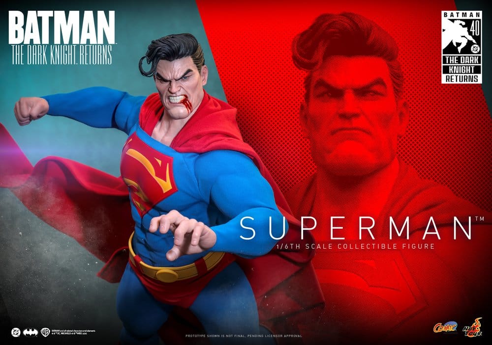 Batman: The Dark Knight Returns Comic Masterpiece Actionfigur 1/6 Superman 34 cm Image 7