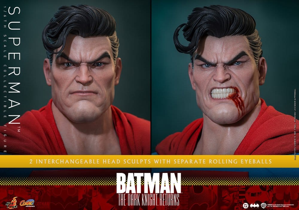 Batman: The Dark Knight Returns Comic Masterpiece Actionfigur 1/6 Superman 34 cm Image 19