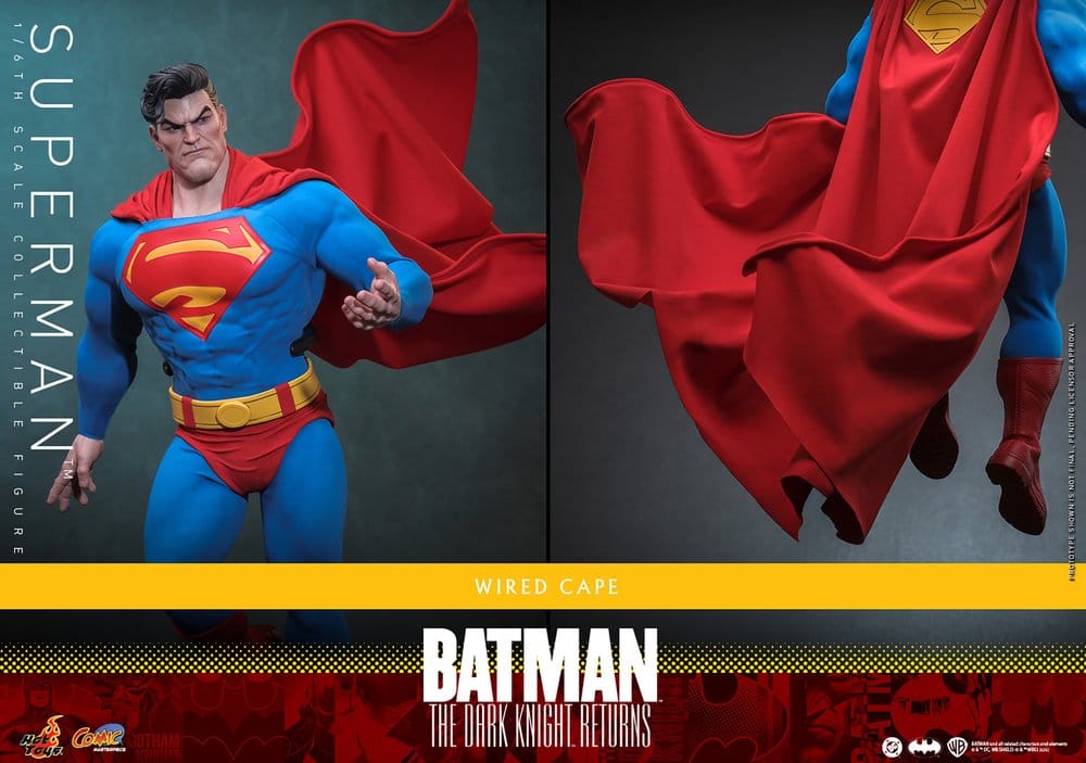 Batman: The Dark Knight Returns Comic Masterpiece Actionfigur 1/6 Superman 34 cm Image 21