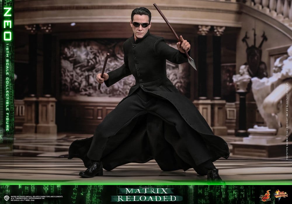 Matrix Movie Masterpiece Action Figur 1/6 Neo 31 cm Image 8