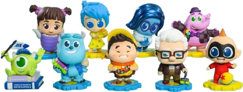 Pixar Cosbi Minifiguren 8 cm Blind Box Display (8) Image 1