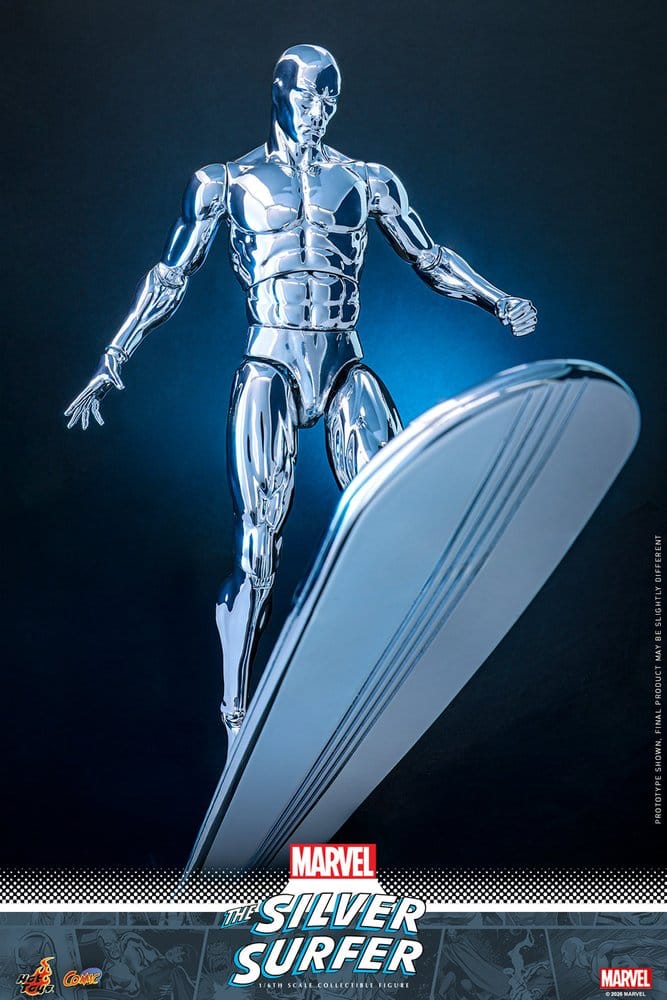 Marvel Actionfigur 1/6 Silver Surfer 32 cm Image 3
