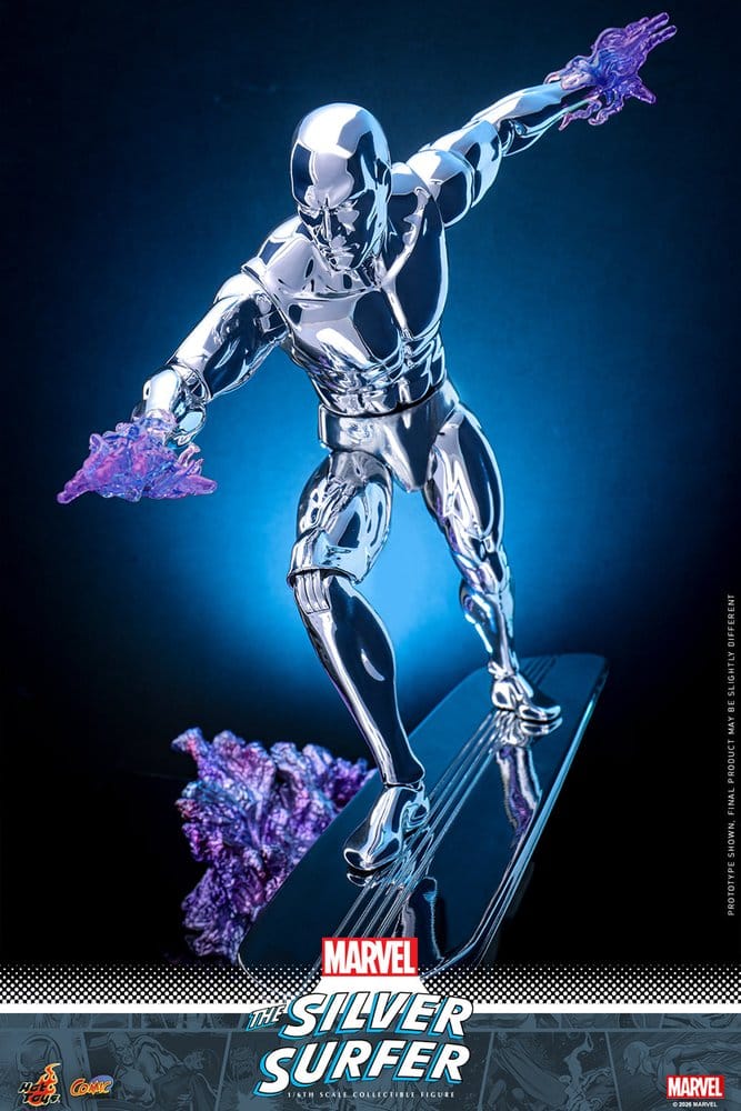 Marvel Actionfigur 1/6 Silver Surfer 32 cm Image 4
