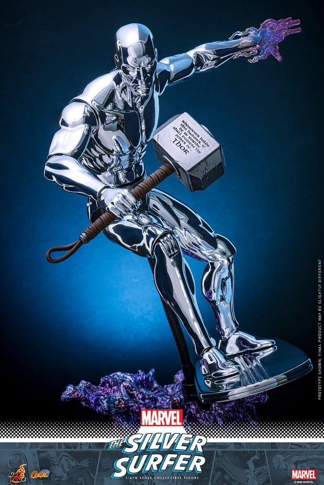 Marvel Actionfigur 1/6 Silver Surfer 32 cm Image 5