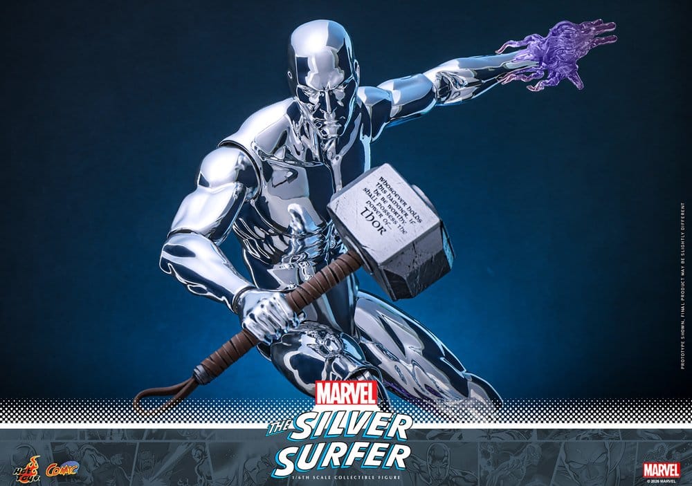 Marvel Actionfigur 1/6 Silver Surfer 32 cm Image 9