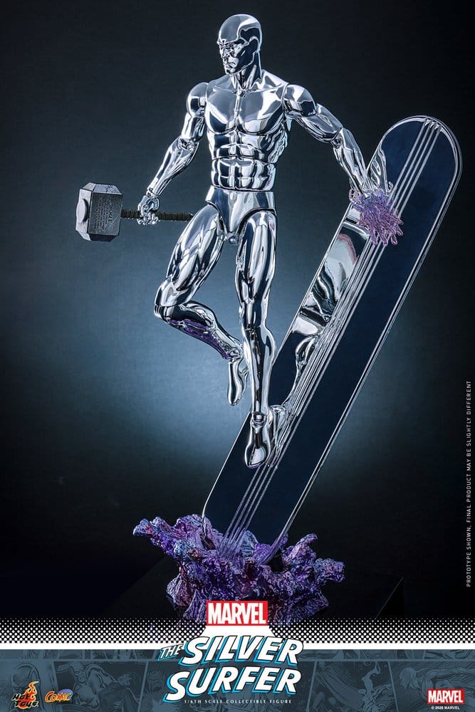Marvel Actionfigur 1/6 Silver Surfer 32 cm Image 10