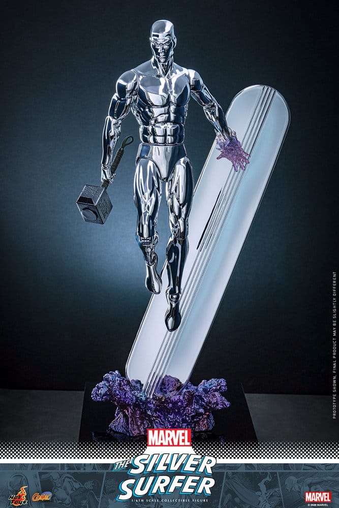 Marvel Actionfigur 1/6 Silver Surfer 32 cm Image 12