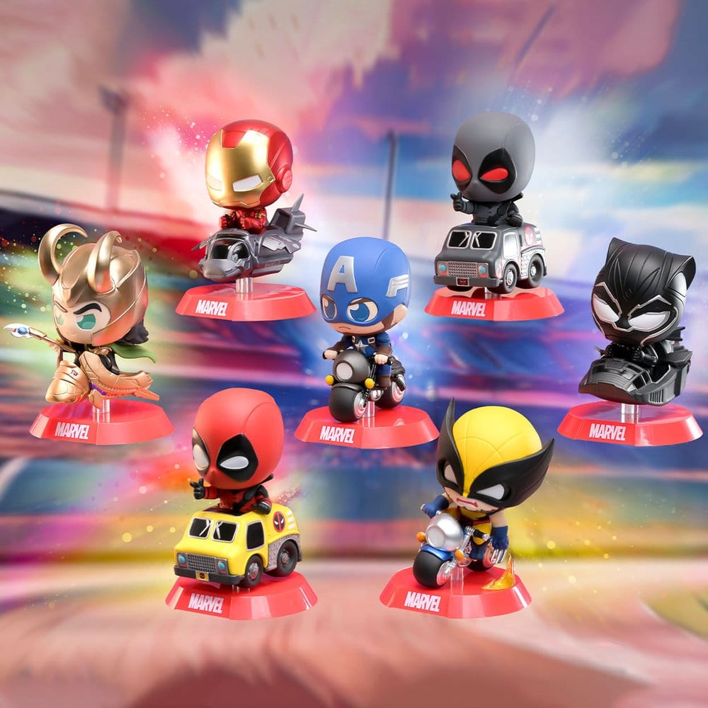 Marvel Cosbi Rider Minifiguren 9 cm Blind Box Display (6) Image 2