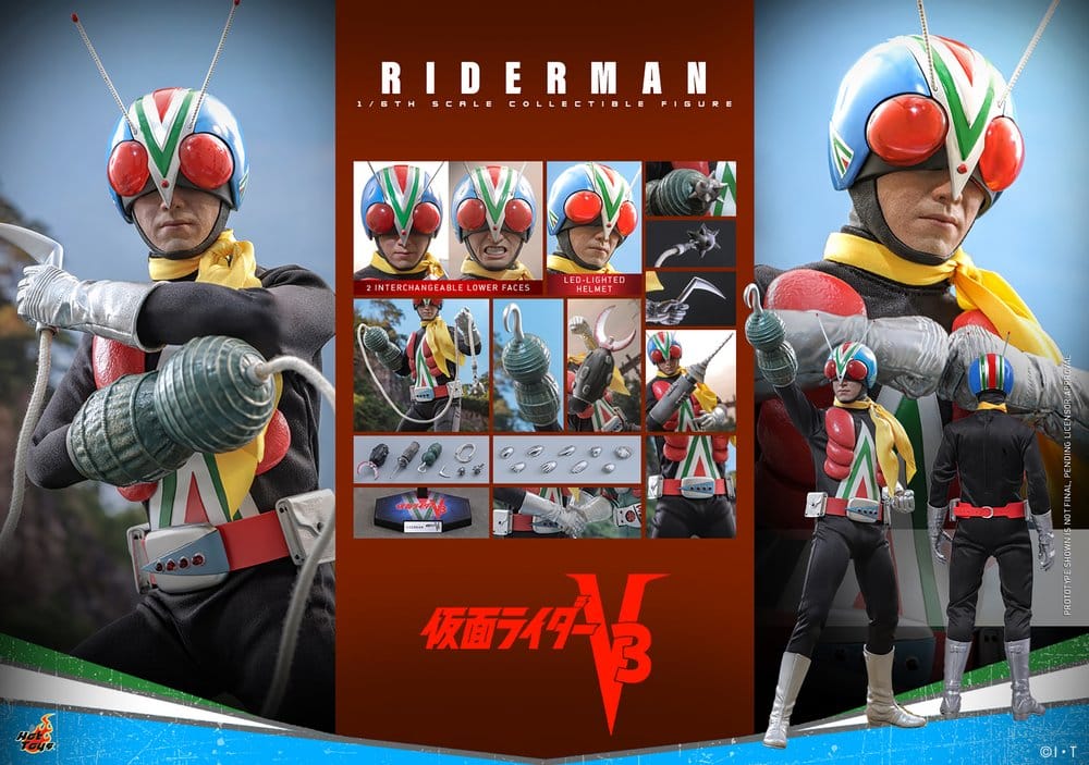 Kamen Rider Actionfigur 1/6 Riderman 30 cm Image 21