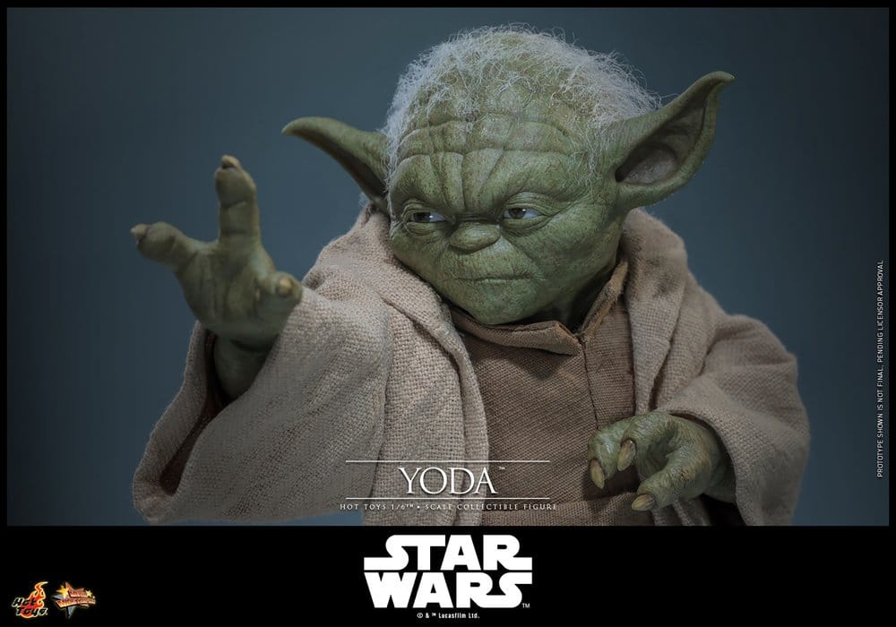 Star Wars: Die Rache der Sith Movie Masterpiece Actionfigur 1/6 Yoda 14 cm Image 3