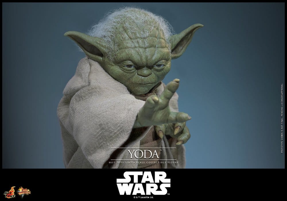 Star Wars: Die Rache der Sith Movie Masterpiece Actionfigur 1/6 Yoda 14 cm Image 4