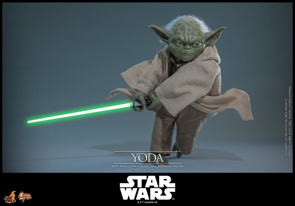 Star Wars: Die Rache der Sith Movie Masterpiece Actionfigur 1/6 Yoda 14 cm Image 6