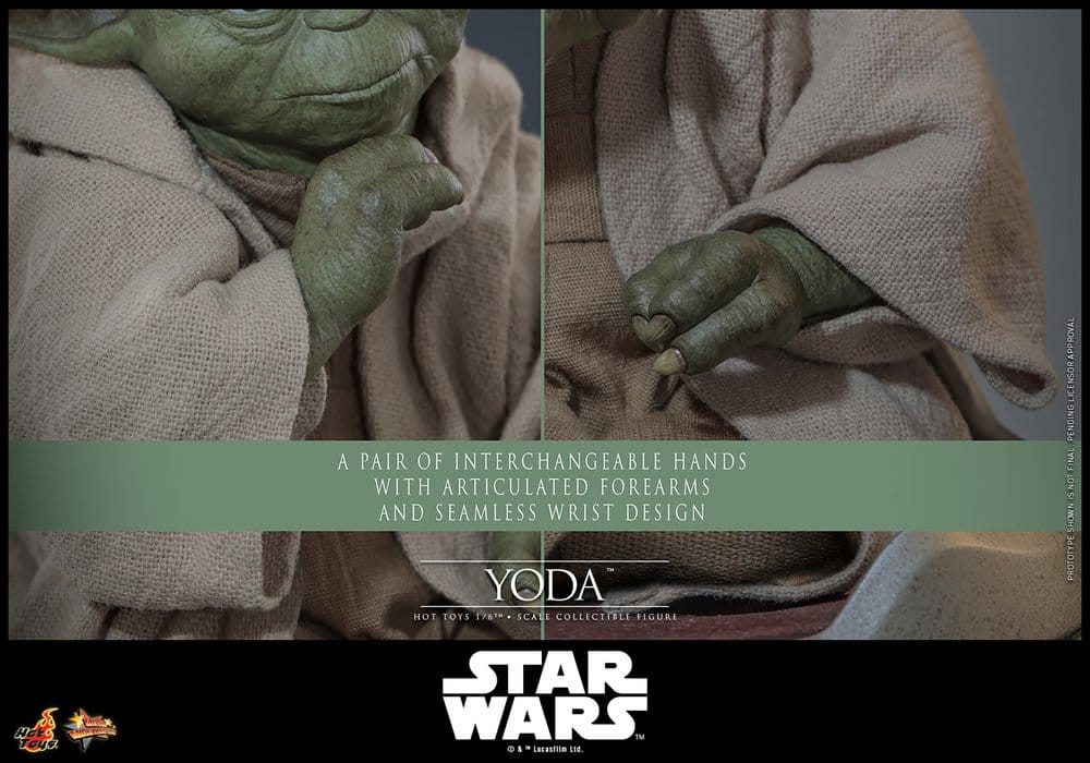 Star Wars: Die Rache der Sith Movie Masterpiece Actionfigur 1/6 Yoda 14 cm Image 12