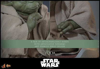Star Wars: Die Rache der Sith Movie Masterpiece Actionfigur 1/6 Yoda 14 cm Image 12