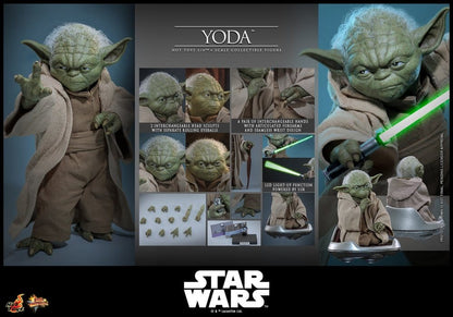 Star Wars: Die Rache der Sith Movie Masterpiece Actionfigur 1/6 Yoda 14 cm Image 14