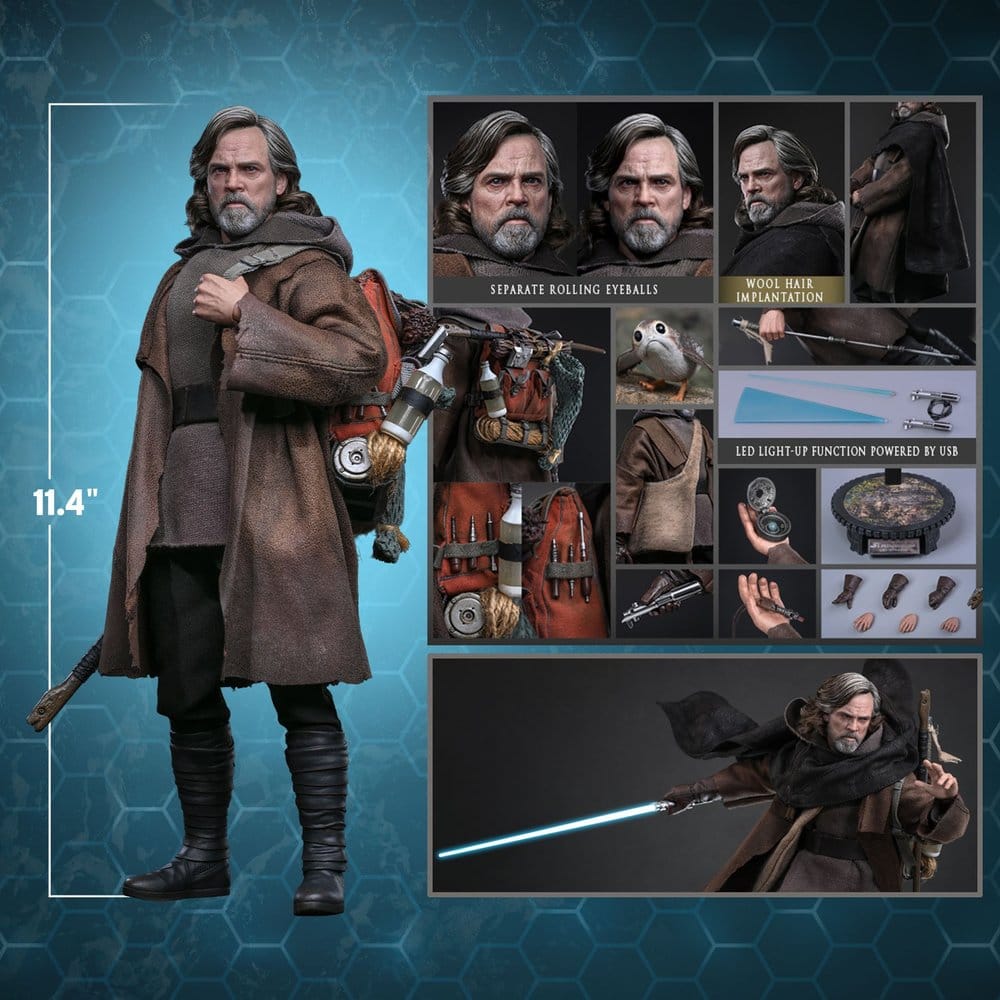 Star Wars: Die letzten Jedi Movie Masterpiece Actionfigur 1/6 Luke Skywalker (Artisan Edition) 29 cm Image 22